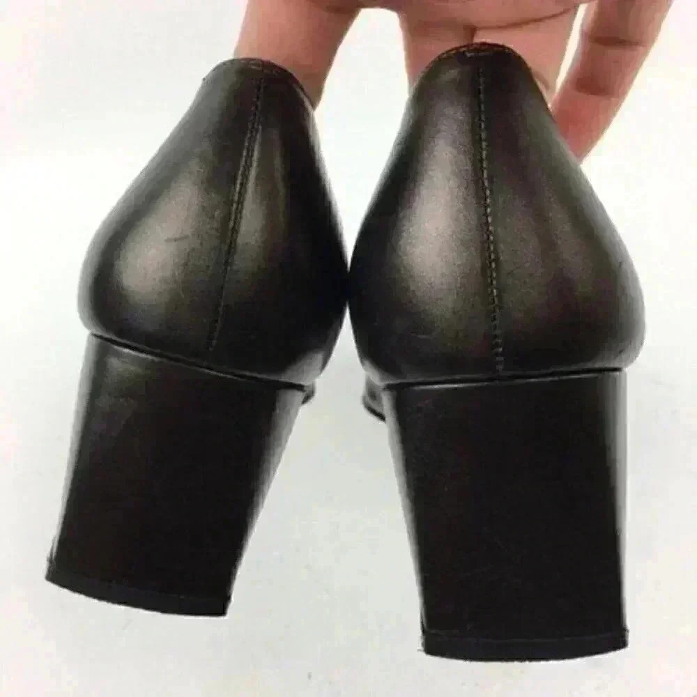 stuart weitzman Heels size 7 AAA Bronze Leather - Picture 4 of 8
